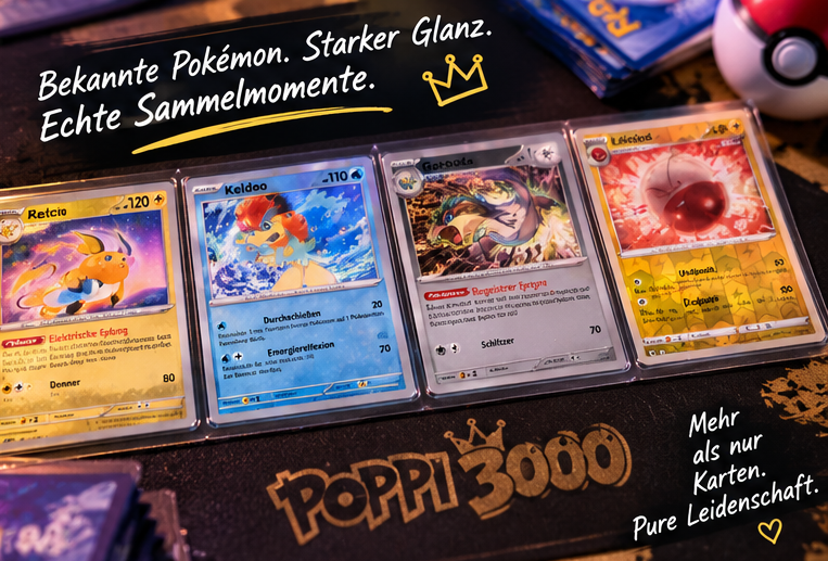 ✨Pokémon Karten Sammlung - 20 Karten mit verschiedenen Charakteren und Fähigkeiten für Sammler und Spieler