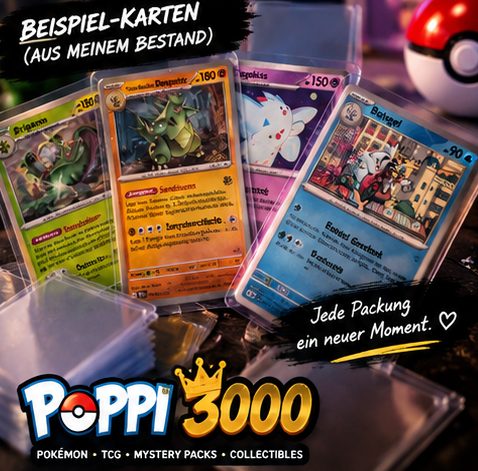 ✨POPPI 3000 – Pokémon Mystery Pack BASIC