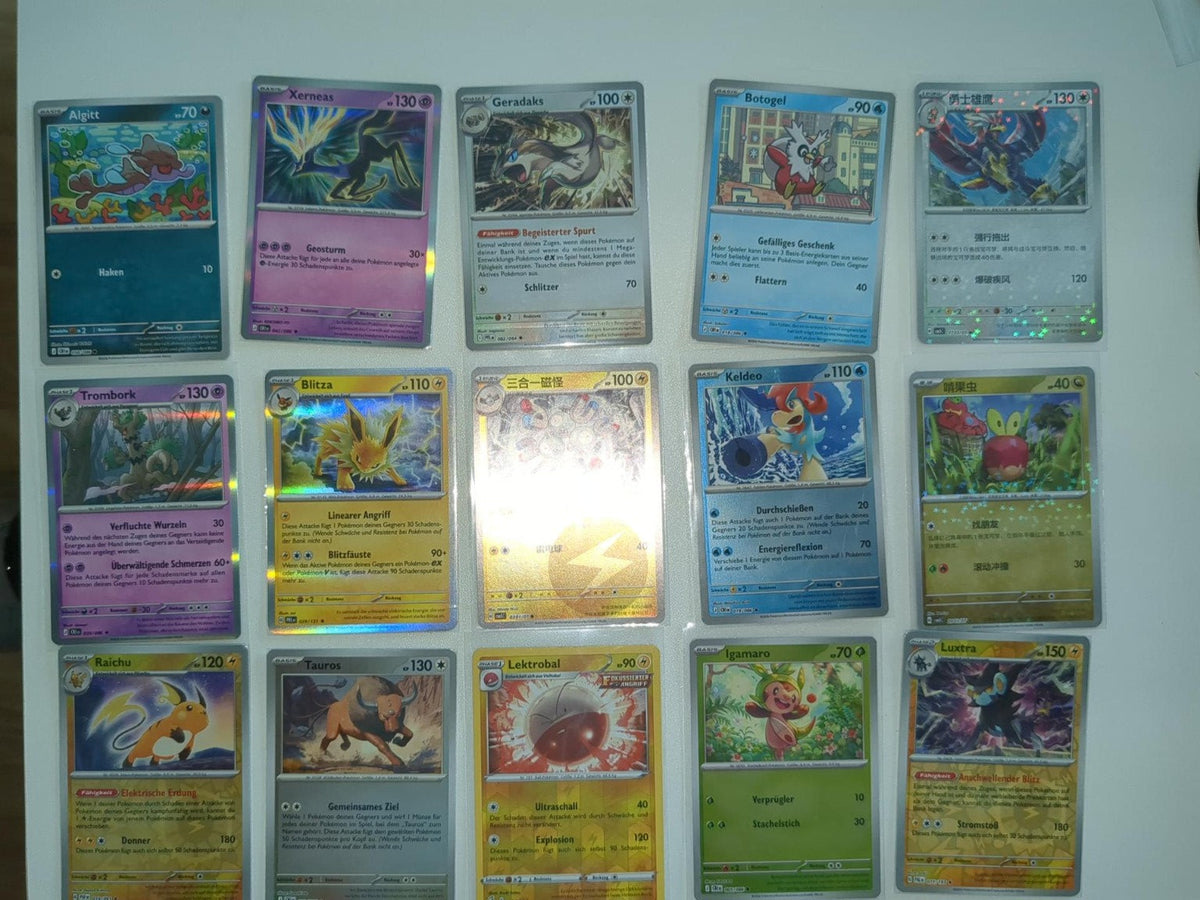 ✨POPPI 3000 – 30 Pokémon Karten Mix Set